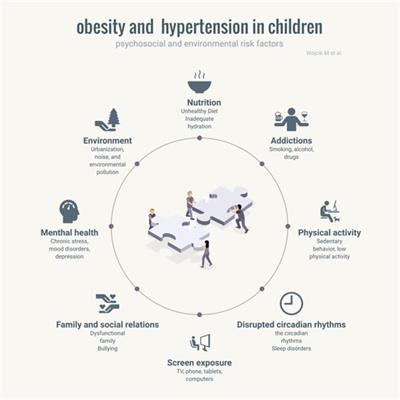 Psychosocial and environmental risk factors of obesity and hypertension in children and adolescents—a literature overview